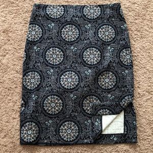 Loft Paisley Skirt